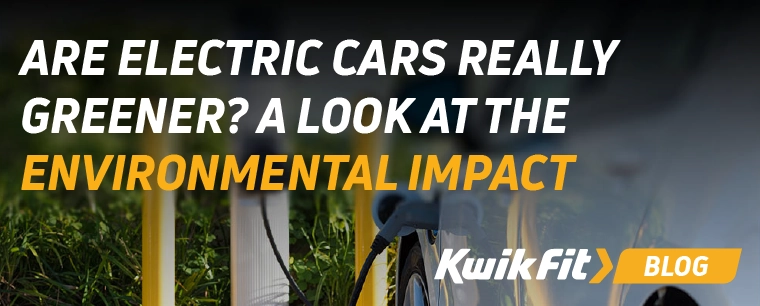 Electric car plugged in